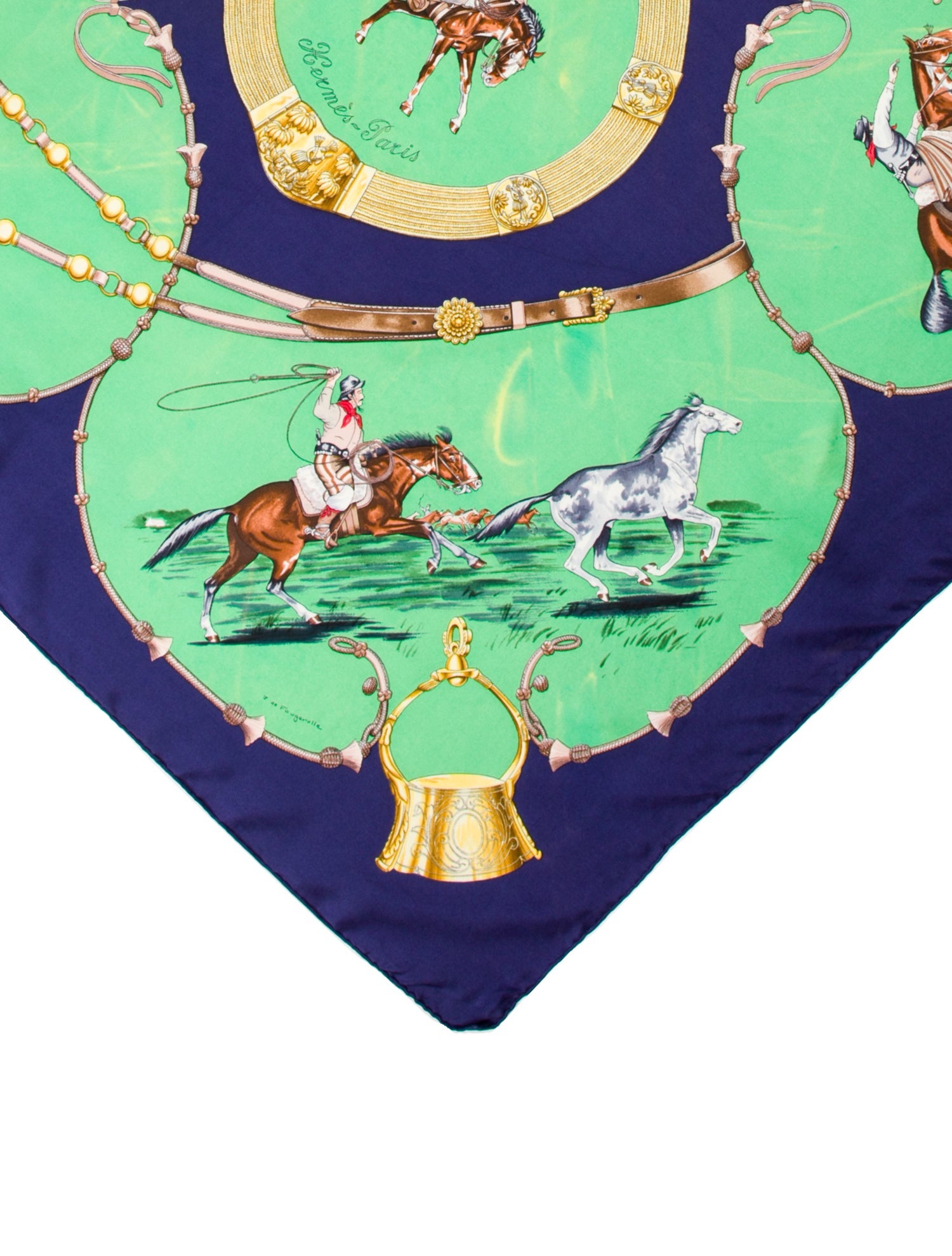 Hermès Pampa Silk Scarf